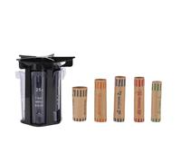 ANKROYU Compteur de changement manuel en plastique de Tube de trieur de changement 5 en 1 pour le Restaurant d'hôtel de magasin de détaillant d'employé