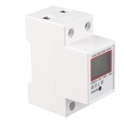 ANKROYU Compteur d'énergie monophasé à affichage numérique Moniteur de puissance multifonction avec rétro-éclairage pour usage industriel de bureau à domicile Testeur de courant de