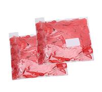 ANKROYU Confettis en forme de cœur rouge, décoration romantique pour fête de mariage de la saint-valentin, 2 sacs de 60g chacun, 2.5cm, papier fabriqué au beau Design
