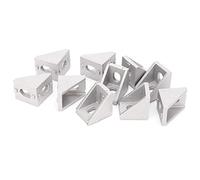 ANKROYU Connecteur à angle droit en aluminium, accessoires d'imprimante 3D, Type T haute résistance pour profil d'extrusion 2020, Solution de fixation Durable et Stable, 10 pièces