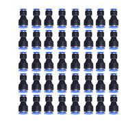 ANKROYU Connecteur de réduction pneumatique Poussinet droite dans les raccords Matériau en acier inoxydable résistant à haute pression Rotation à 360 degrés pour la connexion du tu