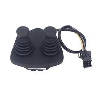 ANKROYU Contrôleur de joystick professionnel pour chariot élévateur robuste en alliage d'aluminium à double poignée pour Linde E25 E30 336 E16C 1275 E25S E30S 1276 E14 16 18 20 335