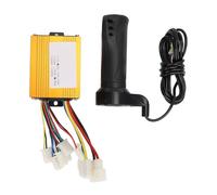 ANKROYU Contrôleur de vitesse du moteur, ensemble de poignées d'accélérateur, boîtier de commande de moteur brossé de qualité supérieure 24V 500W avec coque en alliage d'aluminium
