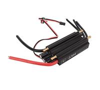 ANKROYU Contrôleur de vitesse électronique refroidi à l'eau ESC RC sans balais 120 A avec BEC 210 K Erpm intégré ESC 2 voies pour bateaux RC et dirigeables en alliage d'aluminium n