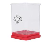 ANKROYU Coupe-fruits et légumes rapide avec plaque de poussée, lames en acier inoxydable, coupe-tasse pour œufs, bananes, fraises, outil de cuisine compact et portable pour tranche (1pc)