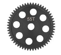 ANKROYU Couronne métallique 55T Mod 5, pièce de rechange haute performance en alliage durable pour voiture RC Losi Mini B Mini T 2158 (sans préparation).