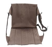 ANKROYU Coussin de siège Pliable, Coussin de Chaise d'extérieur Portable avec Conception de clôture Triangulaire, Points de Stress renforcés, Poche arrière en Maille pour Le campin