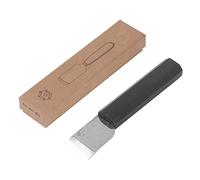 ANKROYU Couteau à découper le cuir professionnel, manche en bois ergonomique, outil de coupe du cuir pour les projets de bricolage et les travaux de réparation, manche en ébène de