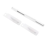 ANKROYU Couteau à découper professionnel en caoutchouc, kit d'outils de gravure de haute précision avec 10 lames pour bricolage, artisanat, cuir, tissu, bois, porte-stylo en alliag