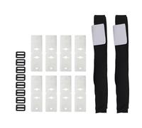 ANKROYU Couvercle de la Piscine Bouteille en Moulinet Premium Kit de Fixation à Rouleaux de Couverture Solaire réglable pour la Piscine Protection de sécurité de la Piscine PVC Mat