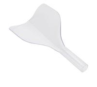 ANKROYU Couverture de Visage de Coiffure, Bouclier de Laque pour Salon de Coiffure, Protection des Visage de Coupe de Cheveux Pour Coiffure Domicile, Hair Spray Face Protection(Blanc)