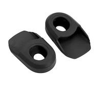 ANKROYU Couvre à vélo en Silicone Protecteur Protecteur 2PCS Élasticité élevée High Elasticité Scratch Scratch Resistant Bicycle Crank Brand Bras pour la Route Road Mountain Bike P (Noir)