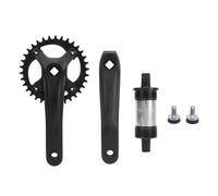 ANKROYU Crankset de vélo de montagne 34t 104bcd trou carré en aluminium alliage de bicyclette haute performance remplacement pour la conduite hors route et l'escalade en montagne C