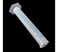 ANKROYU Cylindre de mesure gradué en plastique de 500 ml de qualité laboratoire avec base pentagonale pour des mesures précises de liquides dans les laboratoires de chimie, les sal