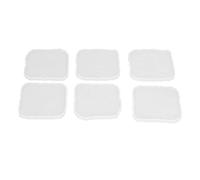 ANKROYU Dessous de Verre en Silicone Kit de Bricolage Réutilisable 6 Formes Moules pour Art décor à la Maison Fait Main Blanc 10,2 x 10,2 cm 6 Pack