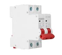 ANKROYU Disjoncteur DC 2P 25A 500V Système de protection contre les surcharges Disjoncteur miniature avec conception modulaire pour systèmes solaires photovoltaïques et véhicules é