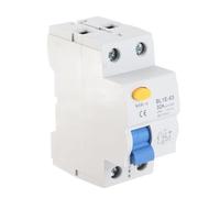 ANKROYU Disjoncteur de courant BL1E63 32A 1P N RCCB AC 30mA, Protection contre les fuites, surcharge, court-Circuit, interrupteur de sécurité pour usage industriel domestique