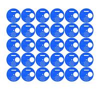 ANKROYU Disque d'entrée de Ruche, 30 pièces, en Plastique, Rond, pour Apiculture, Protection Contre Les nuisibles, matériau Durable, sûr et Non Toxique, Installation Facile, Access (Bleu)