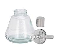 ANKROYU Distributeur De Bouteille à Pousser, Distributeur à Pompe à Poussée De 180 Ml, Outils à Ongles, Pompe à Pompe Liquide, Bouteille De Recharge, Distributeur De Liquide à Noyau En Aluminium Pour