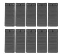 ANKROYU Door Stopper TPR Slip Resistant Stackable Flexible Windproof Door Stop for Home Office School Premium Material 10pcs Multipurpose Floor Door Wedge (Type 2)