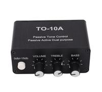 ANKROYU Égaliseur Passif Professionnel NE5532, contrôleur de Basses et d'aigus, Module de réglage du Volume pour Home Studio et système Audio PC, boîtier en Alliage d'aluminium.