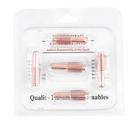 ANKROYU Électrodes de découpe plasma de qualité professionnelle, 5 pièces, consommables en cuivre à haute efficacité pour machine de découpe plasma MAX1250, acier au carbone, acier