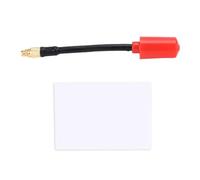 ANKROYU EMAX 5.8G Nano 3dBi Antenne à polarisation Circulaire Ultra légère à Gain élevé FPV Racing Drone Antenne de Transmission SMA MMCX Options de connecteur Rouge Blanc ABS Maté (Rotation à