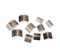 ANKROYU En cuir artisanat coin rond forme couteau moule moule modèle de matrice coupe outil de poinçonnage à haute résistance en acier durable facile à utiliser pour le portefeuill (Un moule à