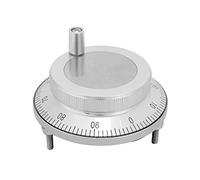 ANKROYU Encodeur rotatif à volant CNC Pulser 80 mm 6 broches 5 V 100 PPR Générateur d'impulsions manuel avec corps en métal pour fraiseuses CNC, machines de gravure et centres d'us