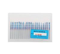 ANKROYU Ensemble de 20 fraises en carbure de tungstène, fraise simple à double rainure, outil de coupe de haute précision pour métal, bois, plastique, gravure CNC, tige de 3 mm, lo