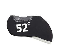 ANKROYU Ensemble de Couvre-Chef pour fers de Golf, Housses de Protection en néoprène Flexibles de qualité supérieure pour Clubs de Golf avec fenêtre de visualisation Transparente, (52°)