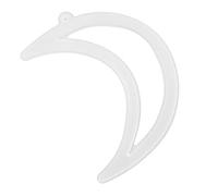 ANKROYU Ensemble de moules en silicone de Noël pour bricolage en résine, 6 formes festives, décorations de Noël, Père Noël, élan, arbre, étoile, lune, cloche, décoration de maison (Série de Noël -
