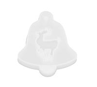 ANKROYU Ensemble de moules en silicone pour sapin de Noël, mini kit de bricolage réutilisable pour fabriquer des breloques en résine, des pendentifs, des porte-clés, des décoration (Moule de
