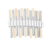 ANKROYU Ensemble de roues de polissage en laine 12 tailles 3 mm shank buffing head rotary outil accessoire de broyage en feutre de laine durable pour les bijoux en verre métalle de (3 * 3 (12pcs))