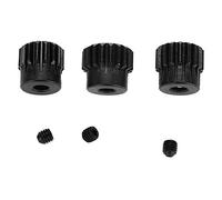 ANKROYU Ensemble d'engrenages de pignon de moteur RC en acier chromé durable haute performance 48DP 3,175 mm, engrenages d'arbre pour voitures 1/10 RC 13T 14T 15T 16T 17T 18T 19T 2 (16T 17T 18T)