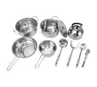 ANKROYU Ensemble d'établissements de cuisine en acier inoxydable Plantes de casseroles sans bâton en acier inoxydable avec conception épaissie pour le restaurant de cuisine à la ma