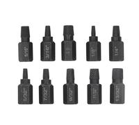 ANKROYU Ensemble d'extracteurs de vis cassées, 10 pièces de qualité professionnelle, kit d'outils pour enlever les goujons, les boulons, les écrous, les entrepreneurs en mécanique,