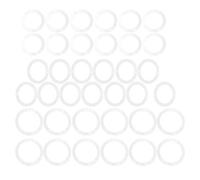 ANKROYU Ensemble d'outils de cercle de dessin professionnel, règle de mesure ronde en plastique durable avec 12 grands 12 petits cercles et 13 modèles ovales pour artistes designer