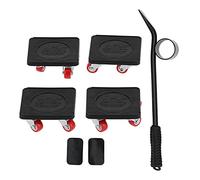 ANKROYU Ensemble d'outils de déplacement de Levier de Vitesse de Meubles, équipement Robuste, kit de Transport de Curseur à Rouleaux pour canapé, réfrigérateur, Armoire, Plastique