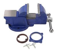 ANKROYU Étau d'établi de 3 pouces, verrouillage manuel robuste, plateau de table en métal pivotant à 360 degrés avec enclume pour l'artisanat, fraiseuses, perceuses d'entretien méc