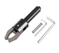 ANKROYU Extracteur de barre CNC automatique à ressort, mâchoires intégrées, poignée droite, outil d'extraction de tour pour l'usinage des métaux, acier allié, construction durable (16 * 16mm)