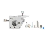 ANKROYU Extrudeur à double entraînement Corps en métal complet 1,75 mm Consommation pour imprimante 3D Silver Double Gear Extruders en acier durci Filament lisse pour nylon TPU TPE (Main droite)
