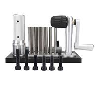 ANKROYU Fabricant professionnel d'anneaux de saut, machine manuelle de fabricant d'anneaux de saut outil de bijoux facile à utiliser avec 20 accessoires de mandrin pour les fabricants de bijoux et le