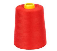 ANKROYU Fil à coudre fils de polyester 8 000 yards multicolores solides durables lisses pour les projets de couture à la main de machine à broder bricolage (112 rouge)