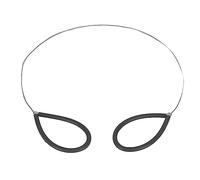 ANKROYU Fil de coupe d'argile en acier inoxydable, avec poignées en Silicone, outils de coupe de poterie flexibles pour artistes et sculpteurs en céramique 4 pièces (Noire)