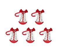 ANKROYU Fishbone Deck Anchor Pegs de qualité de qualité ajusté de la Tente de Vent ajusté Bouche à Crochet de Ressort pour Le Camping en Acier Inoxydable en Aluminium 66 mm 5 Pack