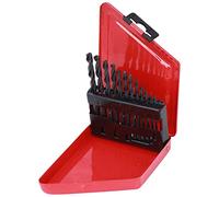 ANKROYU Forets hélicoïdaux HSS à changement rapide pour la coupe du bois et du métal, tige de 1.5 à 6.5mm avec étui, 13 pièces (Noire)