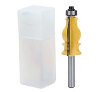 ANKROYU Fraise à main courante à tige de 8 mm, tête en alliage d'acier au carbone, mèche de routeur pour le travail du bois pour ligne de précision et sculpture sur bois de qualité (Fraise