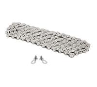 ANKROYU FX9 116 Liens Chaîne de vélos de montagne haute résistance 9 vitesses à broche à broches de la chaîne de dérailleur pour le vélo de route et la construction d'acier à vélo (Argent)
