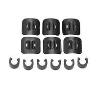 ANKROYU Guides de câbles à coller Clips en C avec siège adhésif pour câbles de changement de vitesse de dérailleur de frein de vélo Alliage d'aluminium de haute qualité Installatio